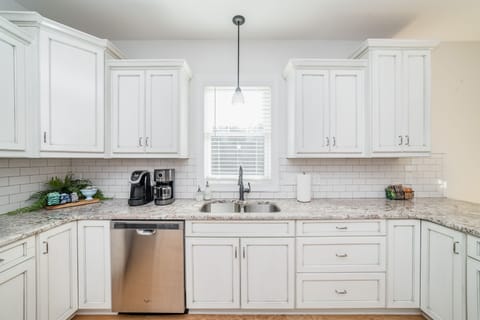 Wooded backyard view from the kitchen
