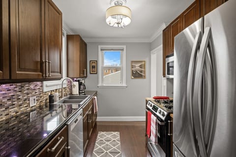 Kitchen view from living room