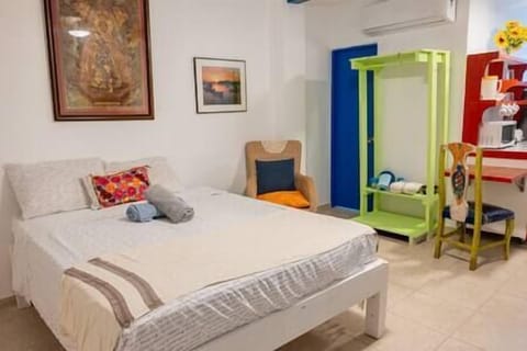 Casiguaya room has a queen size bed, sofa bed, kitchenette and individual bathroom. 