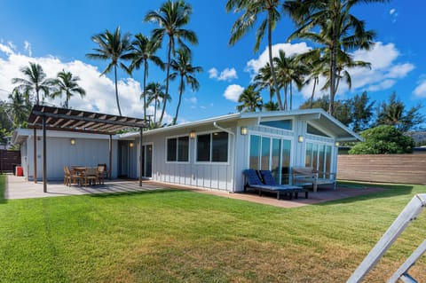 Backyard facing the ocean