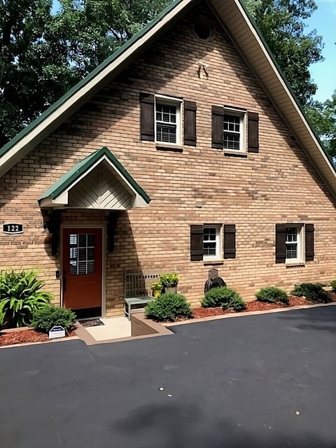 View from private road