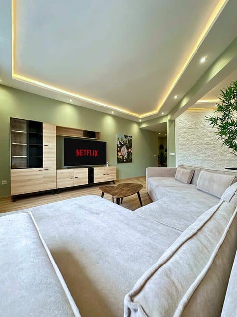 Cozy Living Room with Smart TV