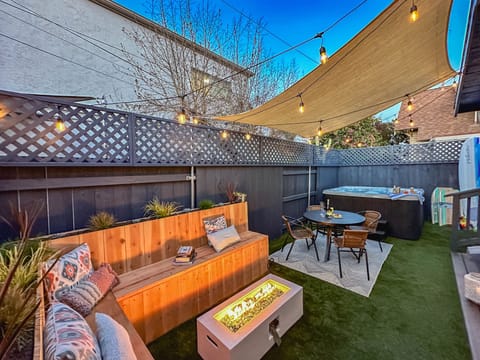 Embrace the beauty of the outdoors from the comfort of our outdoor seating area.
