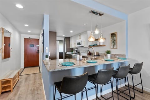 Entry way and kitchen