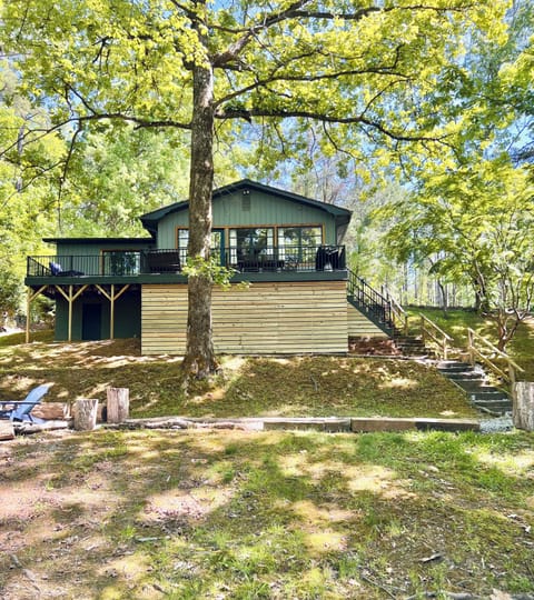 Rear view of cottage