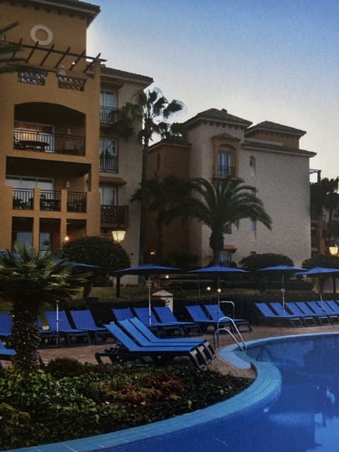 Condo perspective from pool