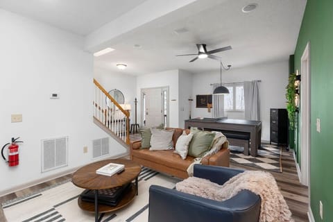 Game area and second sitting area