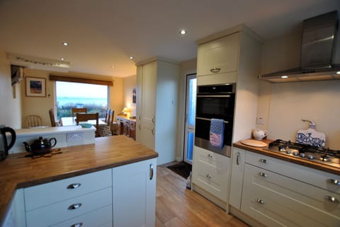 The kitchen has everything you might need to cook up a feast with local produce