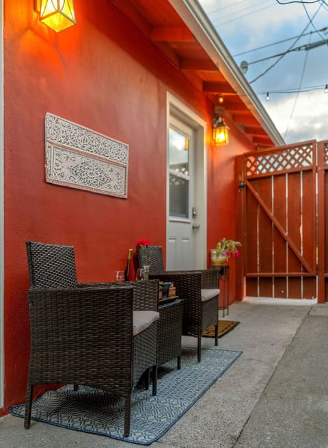 Private patio to drink your morning coffee or relax with evening wine