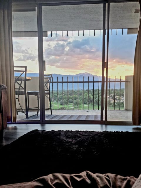 view from the living room
