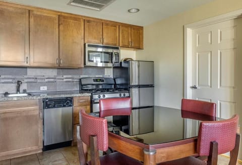 Dining and kitchen area