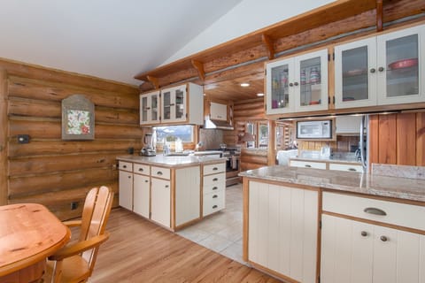 Spacious food prep and serving areas. 