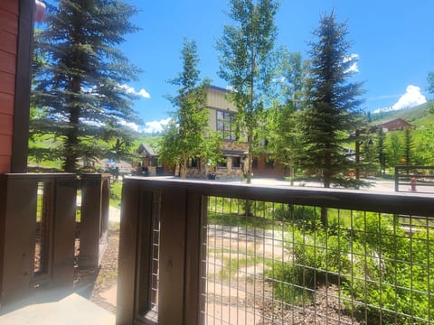 Walk right out to the Granby Ranch Lodge! Ticket window is straight ahead.