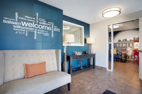 Step into a welcoming lobby designed for relaxed arrivals.