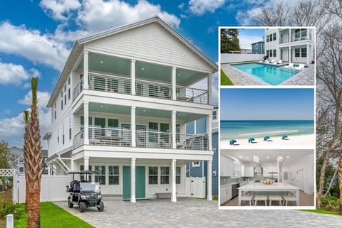 Iris is a designer-grade, beach home that comfortably sleeps 20 guests!