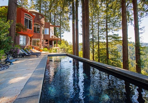 Pool open for use year-round; solar heated May - October.