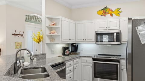 Fully stocked kitchen perfect for your family vacation