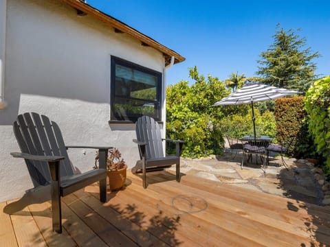 private deck with patio