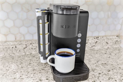 Keurig Coffee maker, for that morning cup of Joe.
