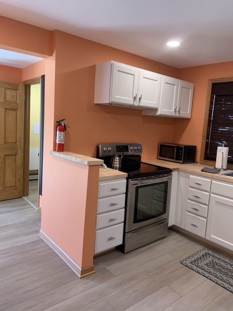 Electric range/oven and microwave