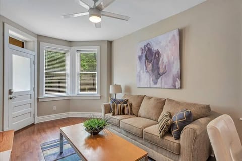 Living Room / Dining Room combo with Fully stocked kitchen 