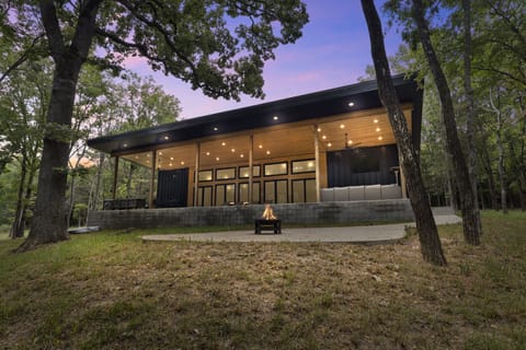 Relax on the large covered patio