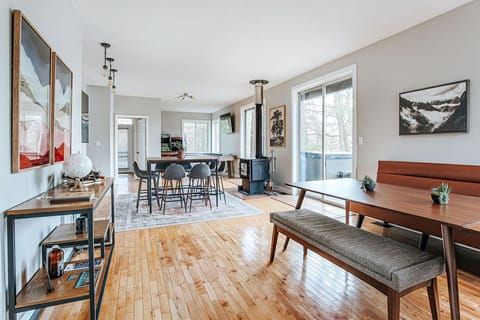 [Ridgeview Main Floor] The dining area seats up to fourteen. 