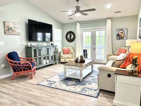 Cozy and Fun Living Room Space