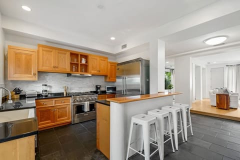 Discover the convenience of our fully stocked kitchen