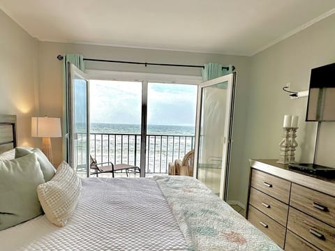 King suite with a view.
