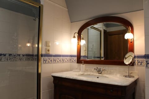 Bathroom with shower and bath