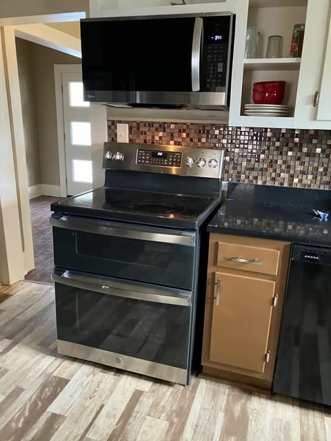 General Electric stove with air fryer