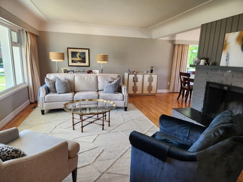 Living room with large windows and lots of natural light