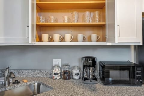 Fully stocked kitchen