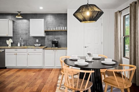 Fully stocked kitchen