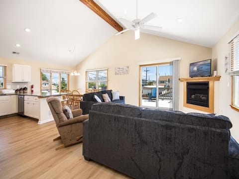 2nd Floor living room, kitchen, dining area