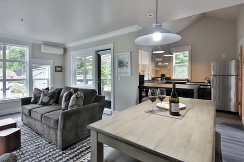 Downstairs living space