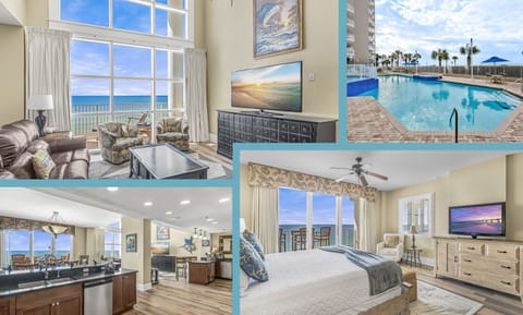 11th Floor, PENTHOUSE Condo with 4 Bedrooms, 3 Bathrooms + expansive Gulf views through floor-to-ceiling windows and multiple balconies
