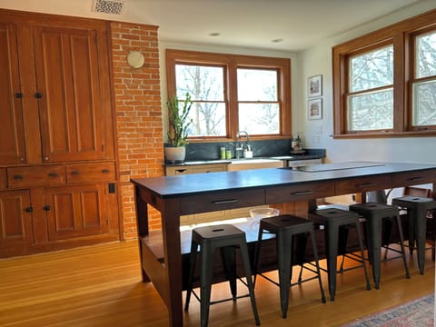 Kitchen island seats 8