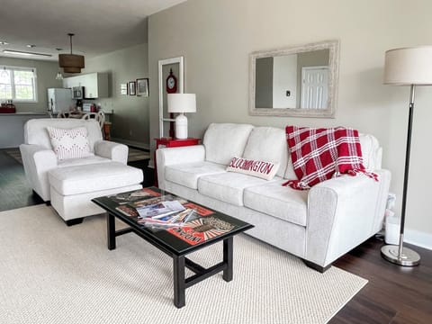 Newly furnished with guests in mind.