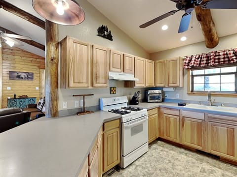 Kitchen with Gas Range