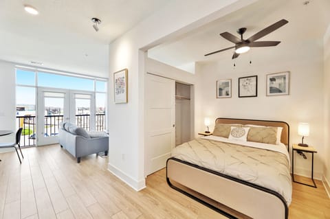 Bedroom with wide view