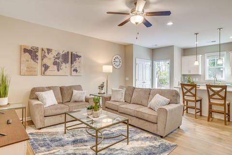 Beaufort Vacation Rental | 3BR | 2.5BA | 1,579 Sq Ft | Stairs Required