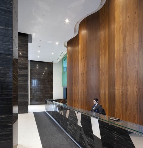 Large concierge area