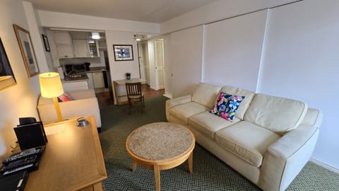 Bedroom area can be walled off for privacy.