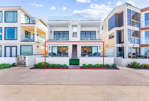 Here is where you will be staying. For bigger groups and families, you can rent the other units in this quadruplex.