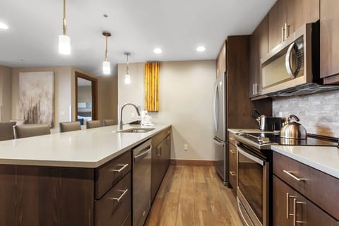 Kitchen with additional seating