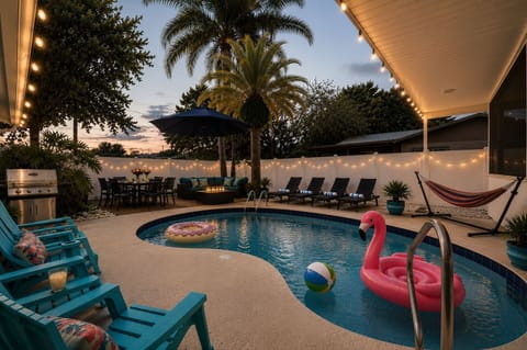 Create unforgettable family memories at this fun-filled getaway! Splash in the pool, unwind in the hot tub, games, BBQ, and cozy nights under the lights. Packed with kid-friendly fun and space to relax, it's the perfect place to reconnect 