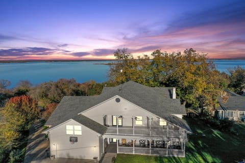 Twilight view of Lakehaven on Lake Whitney