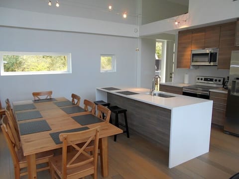 Check out the cool, modern cable ceiling lights!